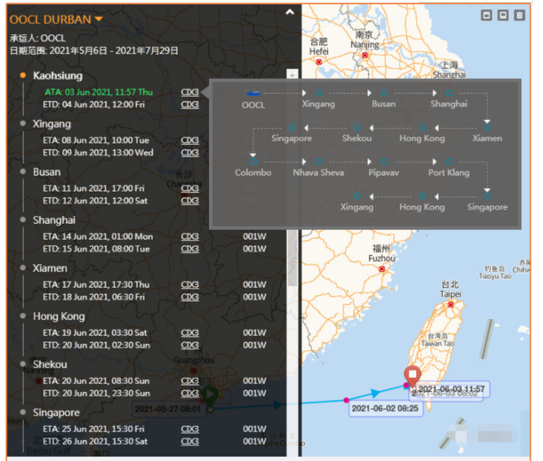 Burst! A container ship crashed into the Kaohsiung Wharf and the crane collapsed(图6)